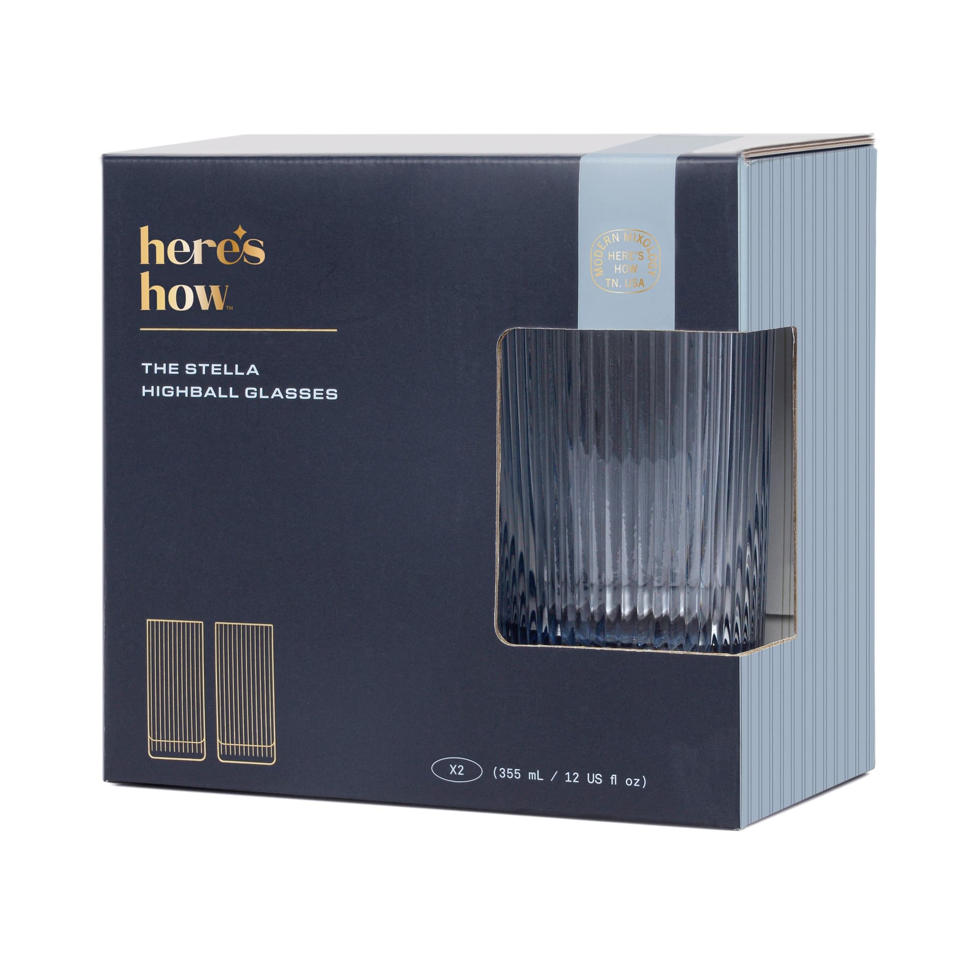 Here's How Bicchiere Highball Stella - Set da 2 Blu in Autocategorizzazione Più Di Più Ideas - Casalnuovo di Napoli, commercioVirtuoso.it