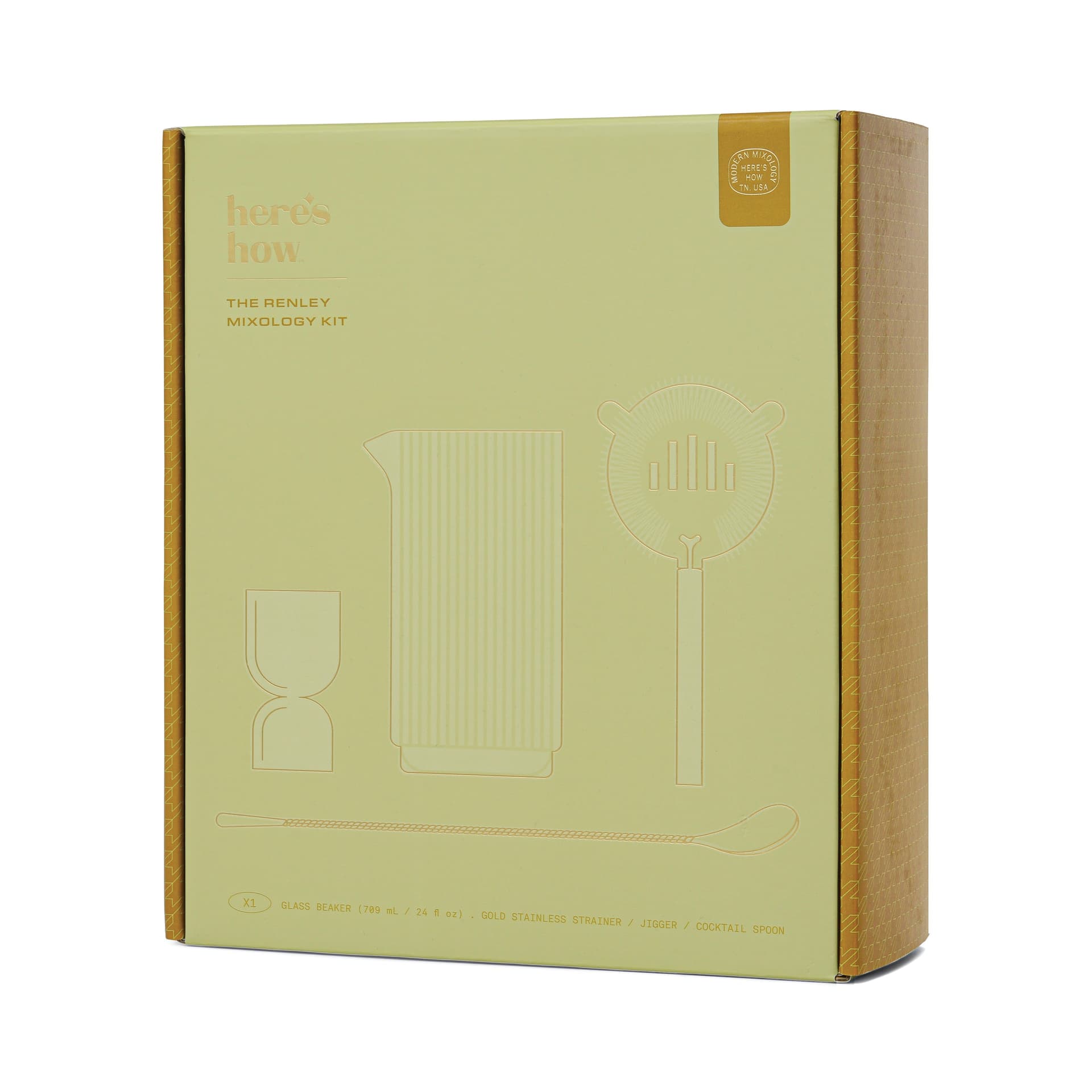 Set di Attrezzi da Bar Renley - Jigger, Colino, Cucchiaio e Bicchiere - Oro in Autocategorizzazione Più Di Più Ideas - Casalnuovo di Napoli, commercioVirtuoso.it
