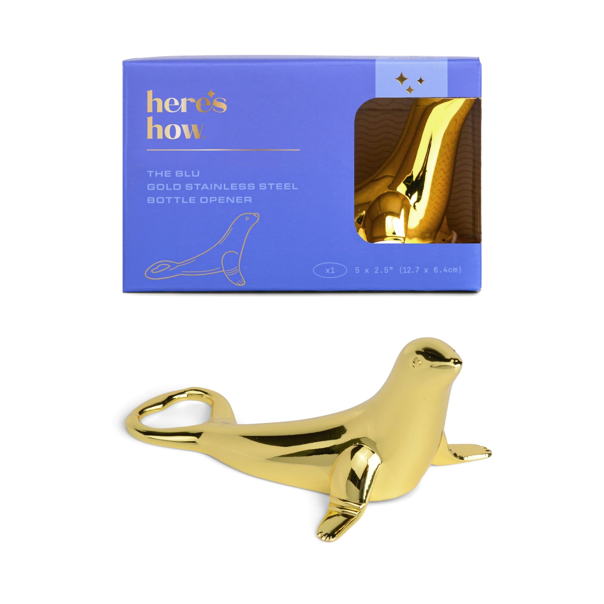 Apribottiglie Foca - The Blu - Colore Oro in Apribottiglie Più Di Più Ideas - Casalnuovo di Napoli, commercioVirtuoso.it