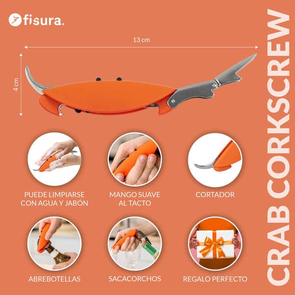 FISURA Cavatappi a forma di granchio in Autocategorizzazione Più Di Più Ideas - Casalnuovo di Napoli, commercioVirtuoso.it