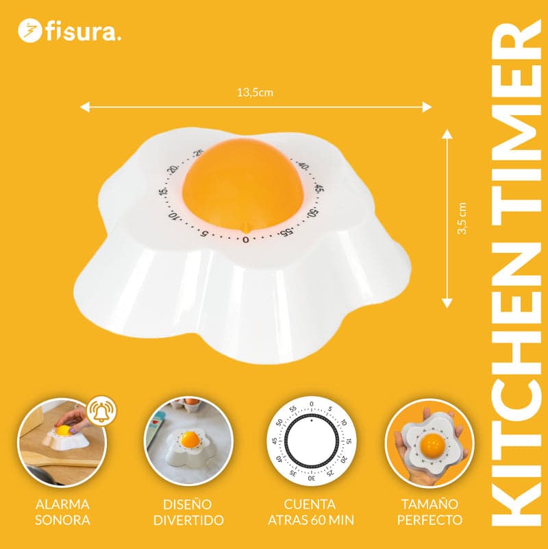 FISURA Timer da cucina a forma di uovo in Autocategorizzazione Più Di Più Ideas - Casalnuovo di Napoli, commercioVirtuoso.it