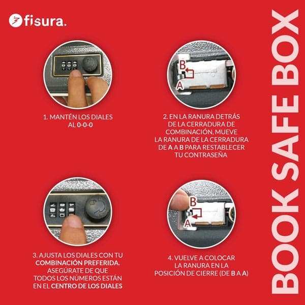 FISURA Cassaforte a forma di libro con scritta "This is not a book" in Autocategorizzazione Più Di Più Ideas - Casalnuovo di Napoli, commercioVirtuoso.it