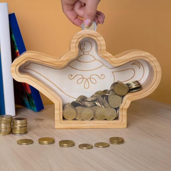 FISURA Box salvadanaio a forma di lampada in Autocategorizzazione Più Di Più Ideas - Casalnuovo di Napoli, commercioVirtuoso.it
