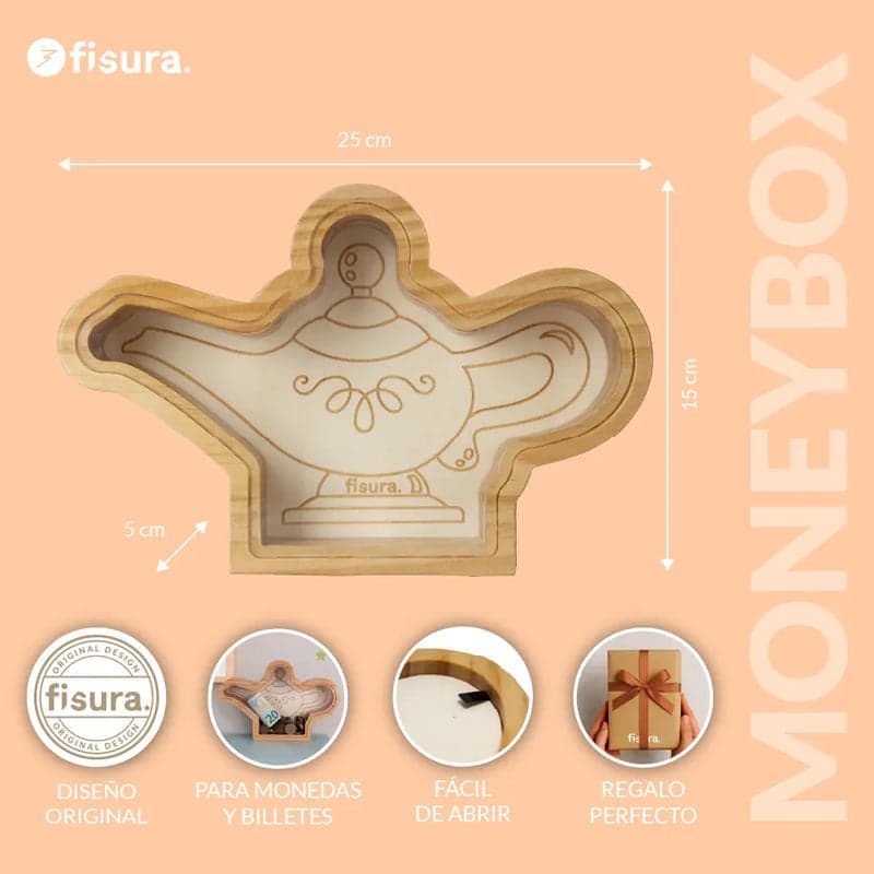 FISURA Box salvadanaio a forma di lampada in Autocategorizzazione Più Di Più Ideas - Casalnuovo di Napoli, commercioVirtuoso.it