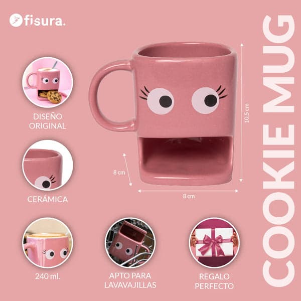 FISURA Tazza portabiscotto con scritta "Bite me" in Autocategorizzazione Più Di Più Ideas - Casalnuovo di Napoli, commercioVirtuoso.it