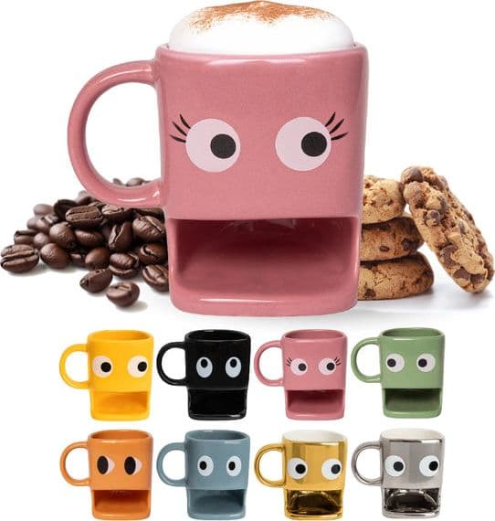 FISURA Tazza portabiscotto con scritta "Bite me" in Autocategorizzazione Più Di Più Ideas - Casalnuovo di Napoli, commercioVirtuoso.it