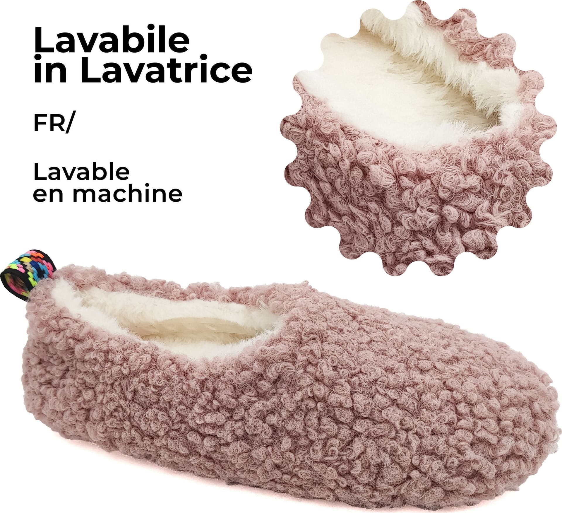 Le Pelosone Ciabatte Donna Invernali Da Casa Babbucce in Peluche Spettinato Pantofole Chiuse Suola per Parquet in Ciabatte moda Primo Calzature - Venezia, commercioVirtuoso.it