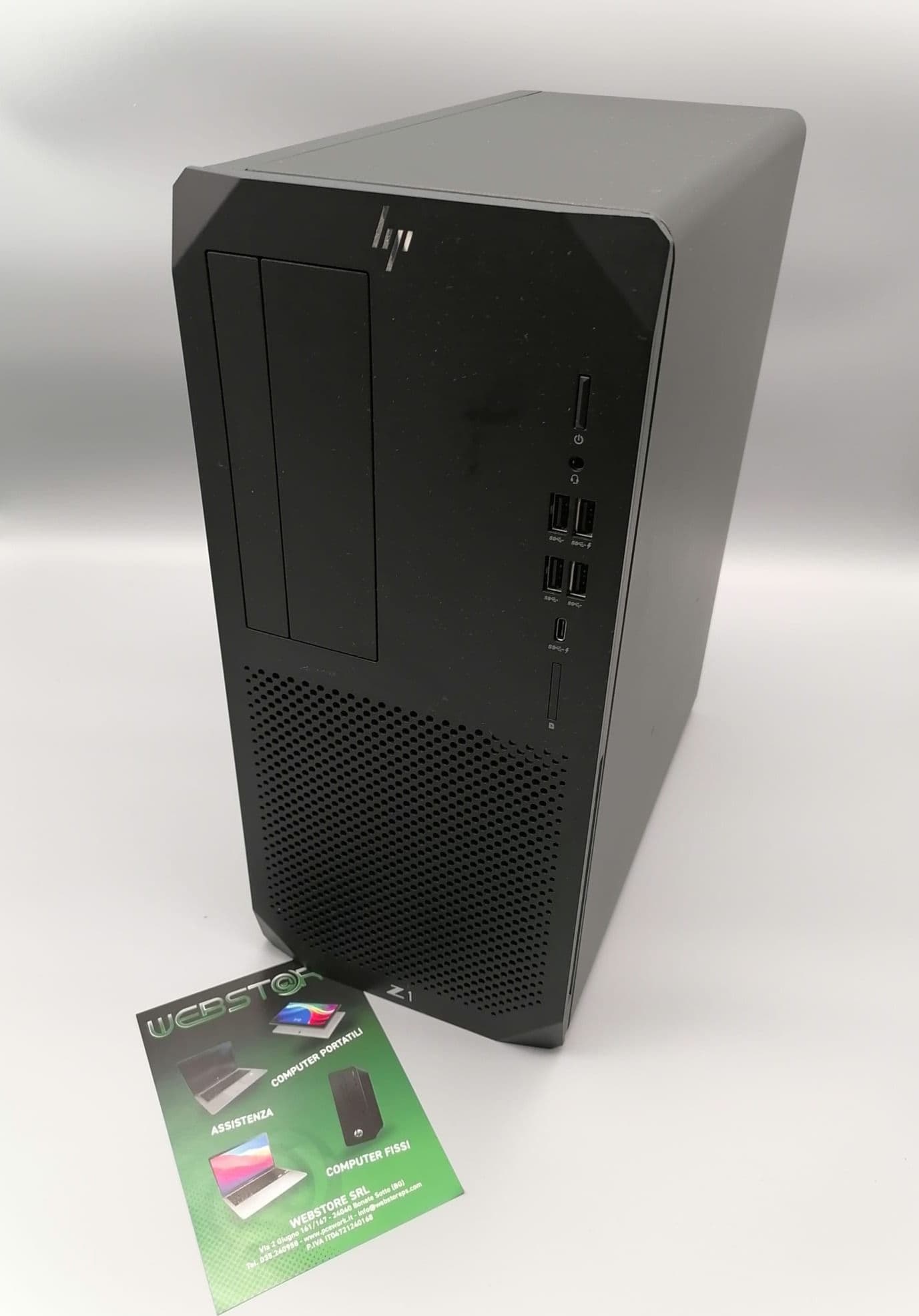 PC WORKSTATION HP Z1 G6 i7-10700K / 64GB / 500GB-NVMe / QUADRO P4000 8GB GDDR6 / DVDRW / WIN 11 PRO COA in Portatili Webstore srl - Bonate Sotto, commercioVirtuoso.it