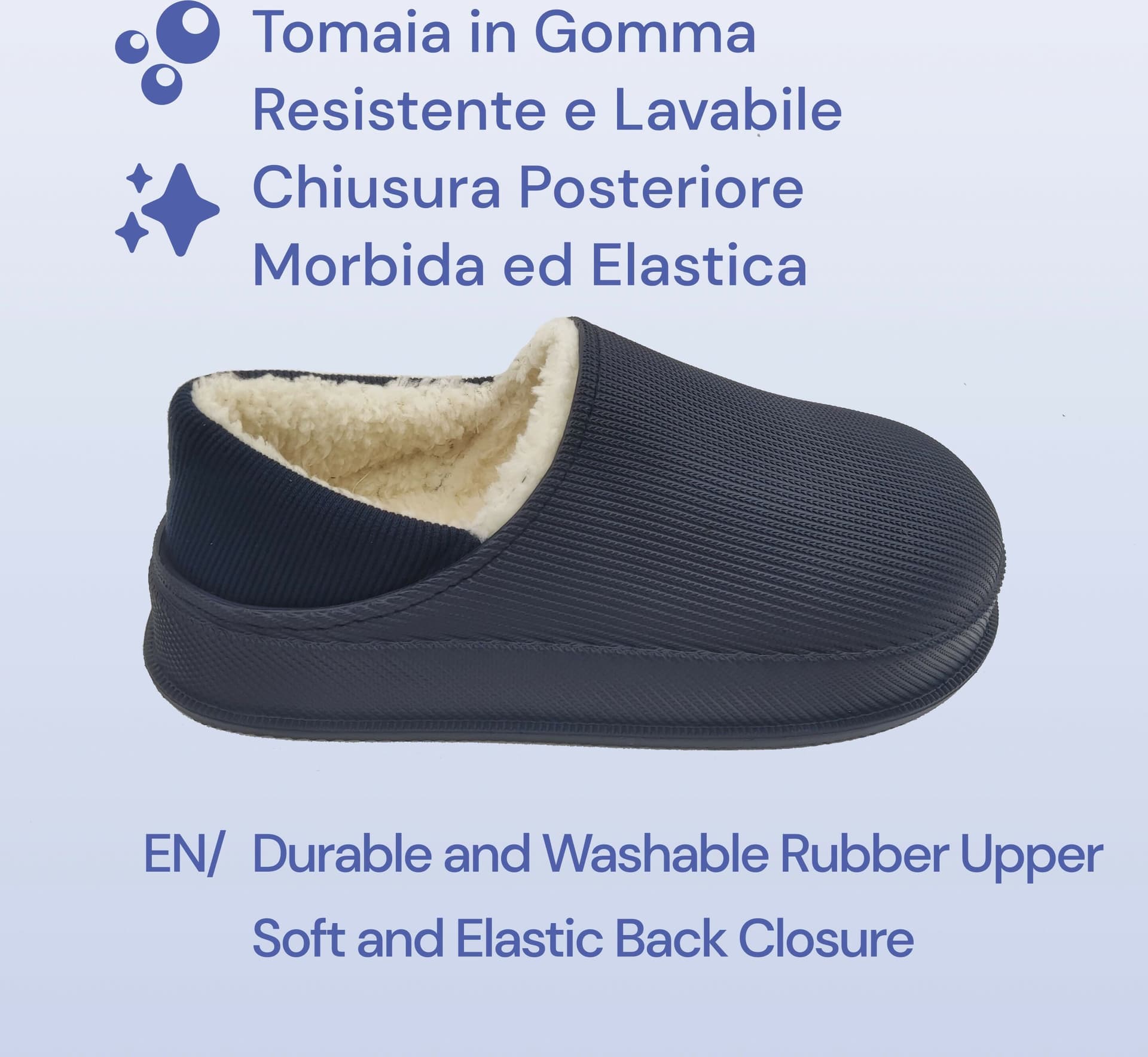 Amix Diamond Le Originali Dasoft Fantastiche Ciabatte Invernali Uomo e Donna, Pantofole Chiuse Con Peluche, Zoccoli con Pelliccia Interna, Memory Foam e Suola Antiscivolo, Sabot da Casa e Giardino in Infradito Primo Calzature - Venezia, commercioVirtuoso.it