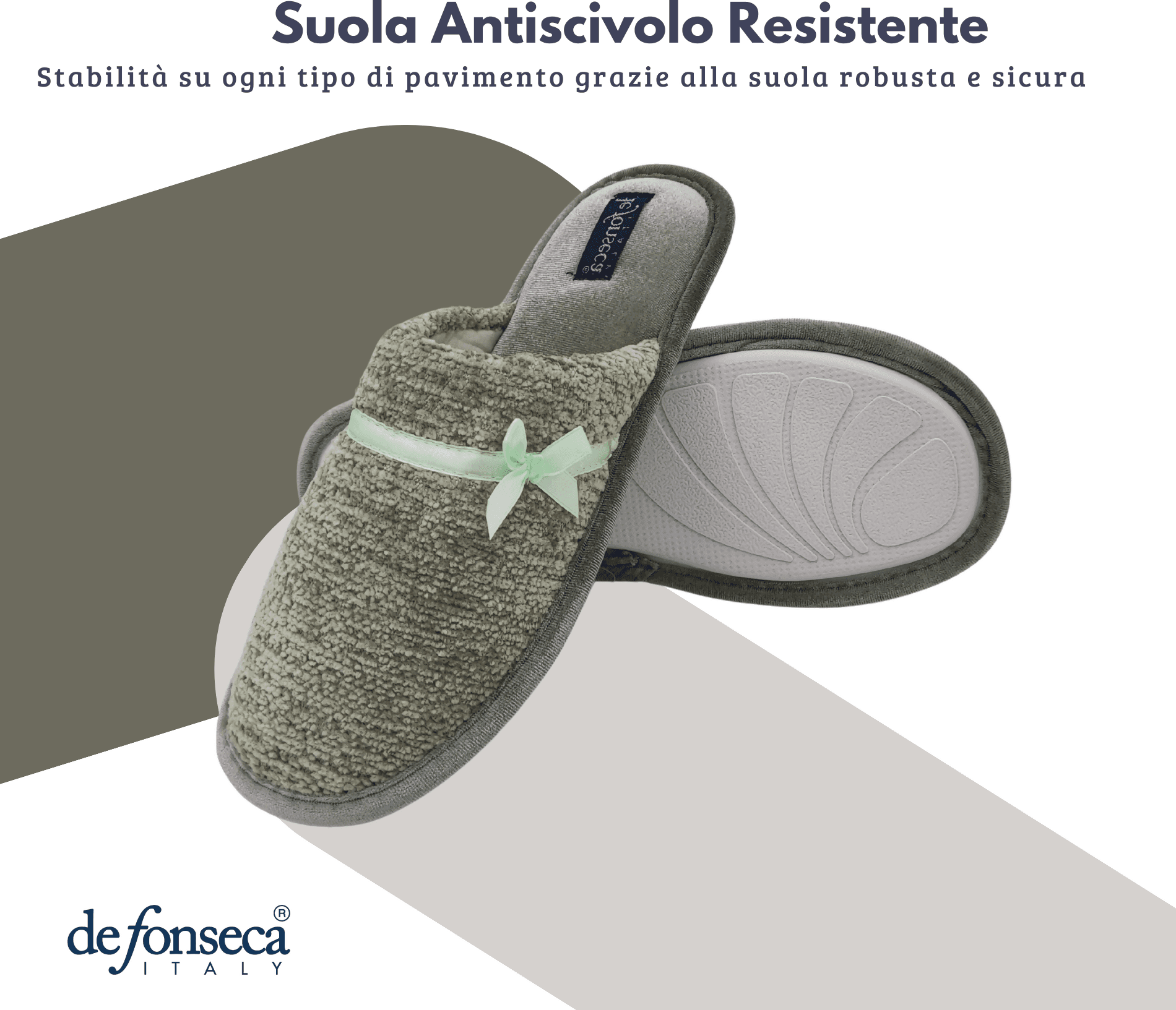 de fonseca Calde Ciabatte Uomo Donna, Pantofole Invernali Chiuse da Casa, Lavabili e per Ospiti in Ciabatte moda Primo Calzature - Venezia, commercioVirtuoso.it