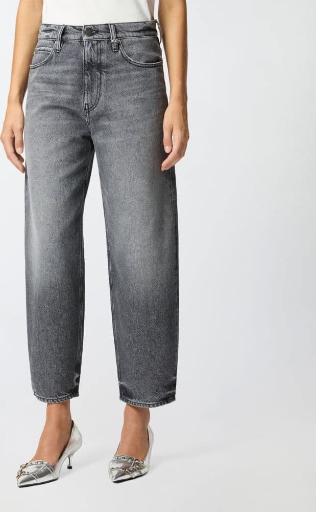 Pinko ESTELLE EGG MOONLIGHT GRAY DENIM FW25 da donna in Jeans Drestige - Casamassima, commercioVirtuoso.it