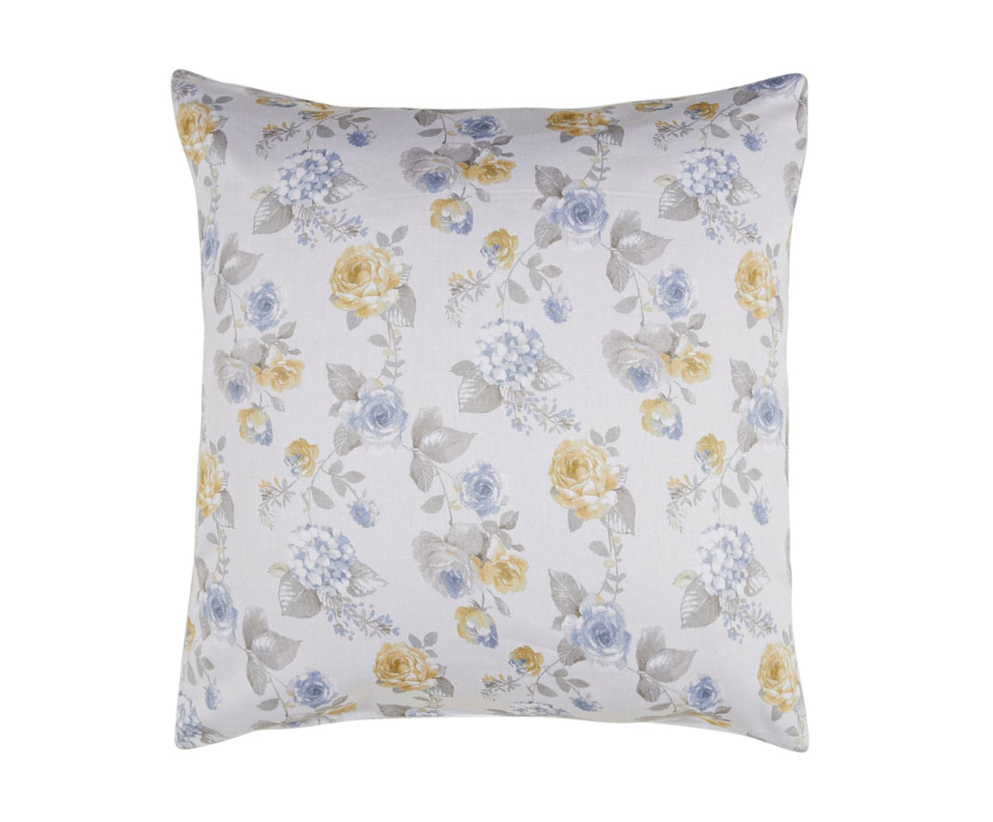 Cuscino arredo 40x40 cm in Raso di puro cotone Romance Azzurro
