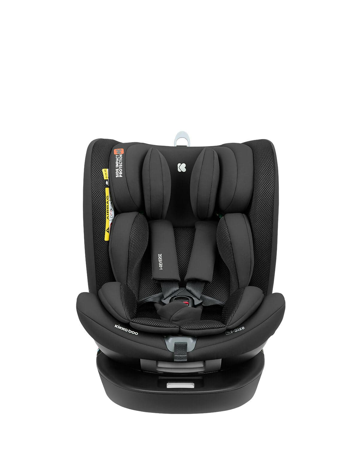 KIKKABOO Seggiolino Auto 40-150 cm i-Reverse i-SIZE Black - Seggiolino Auto con Base Isofix, Da 40 a 150 cm, Omologato ECE R129/03, Girevole A 360° E Reclinabile, Gruppo 0+/1/2/3 Da 0 A 12 Anni, Black, nero in Seggiolini auto Sanitaria Gioia del Bimbo - Villa San Giovanni, commercioVirtuoso.it