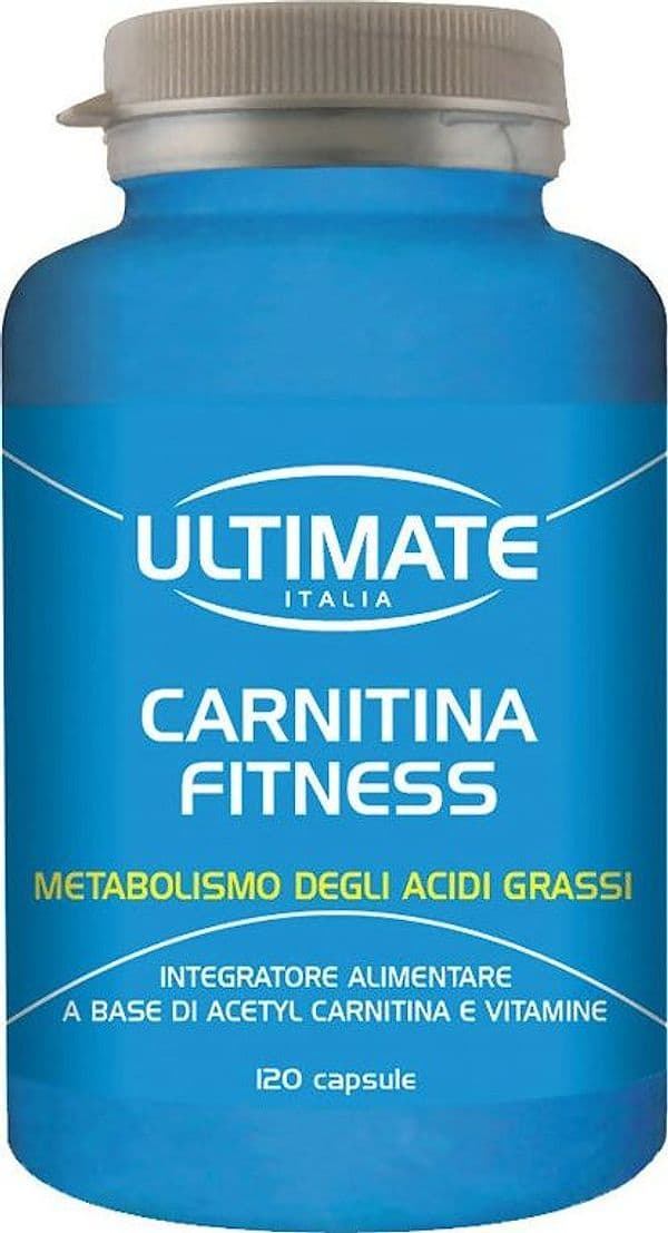Carnitina fitness ultimate - 120 capsule da 700mg - integratore alimentare a base di acetil carnetina e vitamine