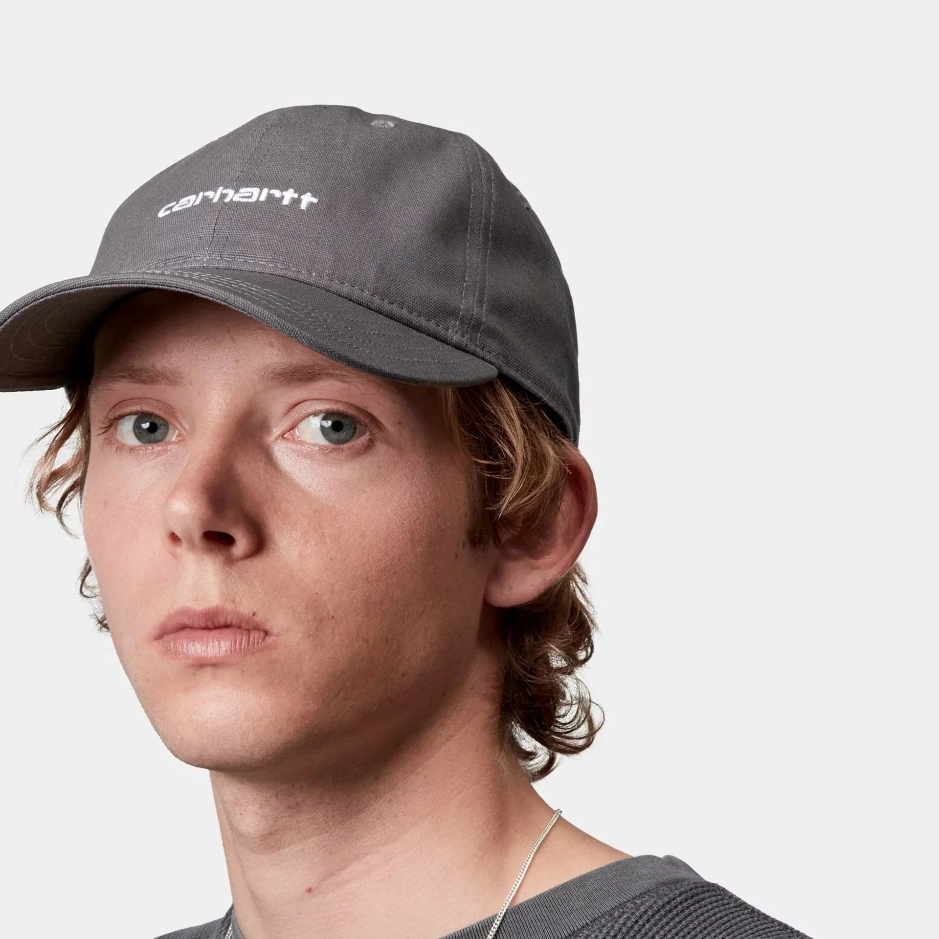 Cap Carhartt Canvas Script Porphyry Wht in Cappellini da baseball Glad Store - Genova, commercioVirtuoso.it