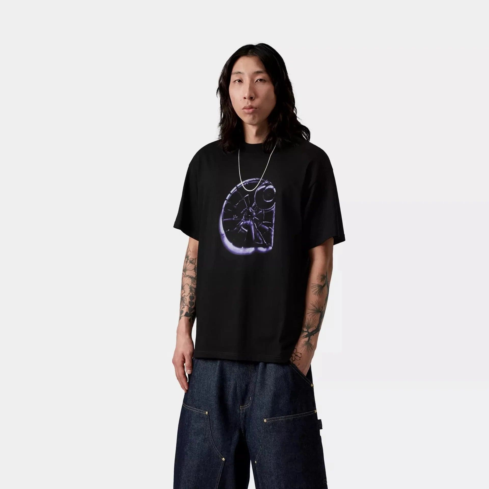 T Shirt Carhartt Shattered SS Blk in T-shirt Glad Store - Genova, commercioVirtuoso.it