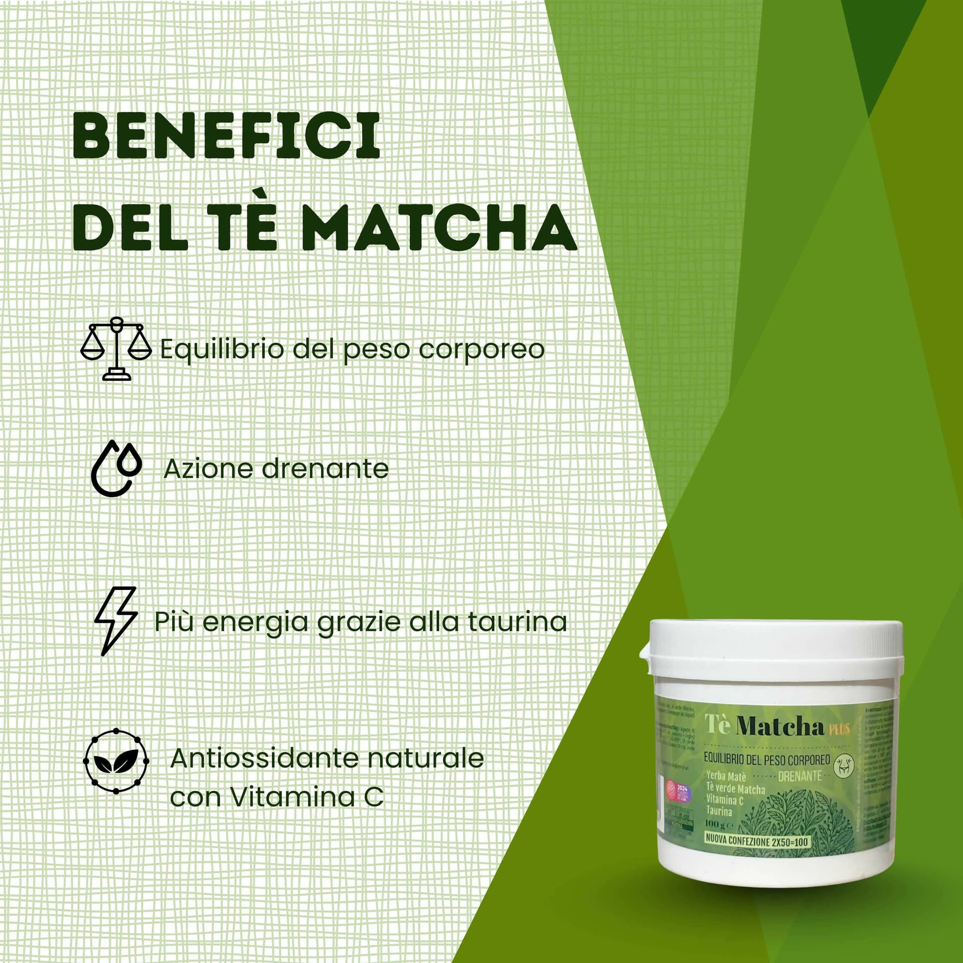 Tè Verde in Polvere con Taurina e Vitamina C - Tè Matcha – Antiossidante Naturale, Energizzante e Supporto Metabolico | 100% Puro 100gr - AlohaLabs in Disintossicazione e purificazione BasketGuru Italia - Palermo, commercioVirtuoso.it