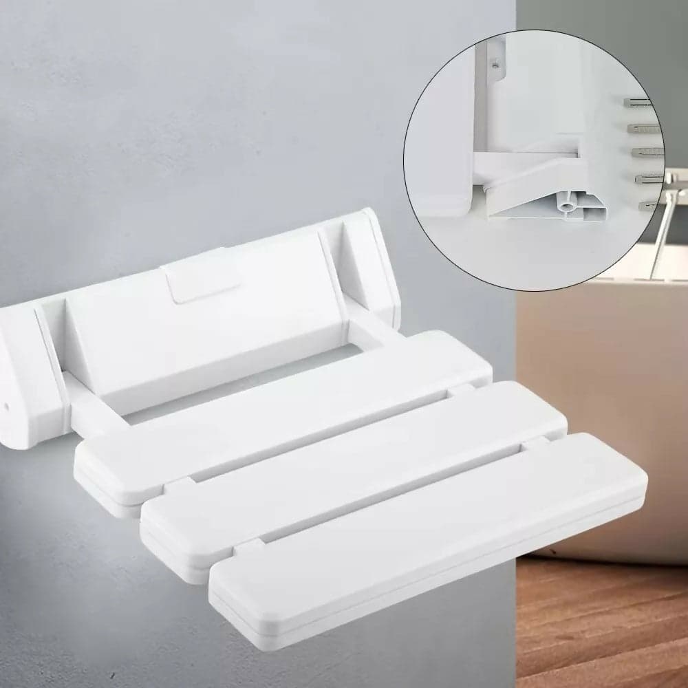 Sedia Da Doccia Sedile Da Doccia a Parete Sgabello Da Doccia Pieghevole disabile in Sedili per doccia e vasca da bagno Tech Service - Melito di Napoli, commercioVirtuoso.it