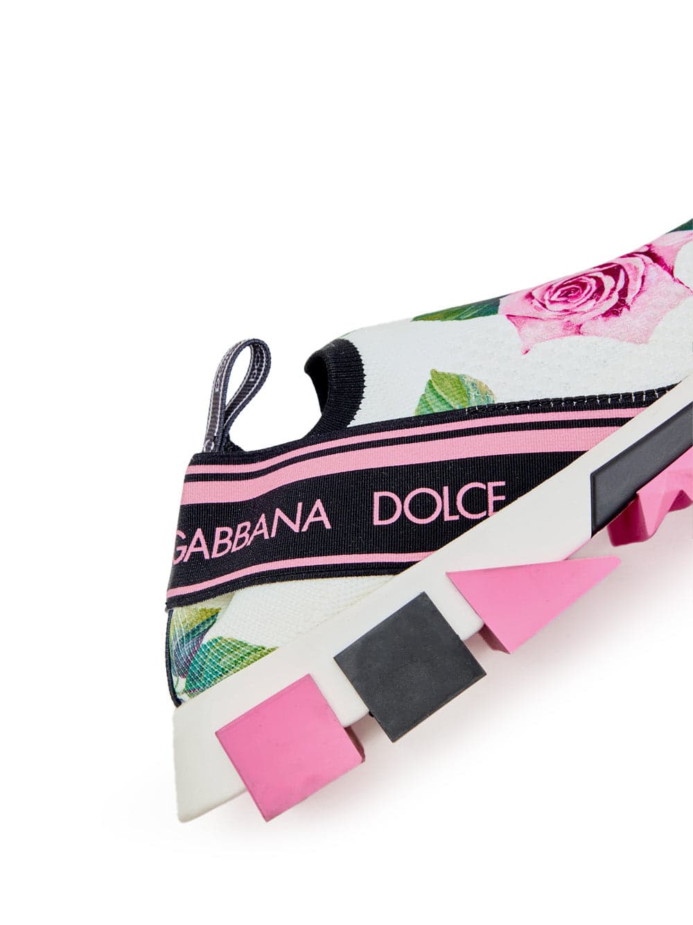 Dolce &amp; Gabbana Sneakers in Maglina con Stampa Rose da donna in Sneaker casual Drestige - Casamassima, commercioVirtuoso.it