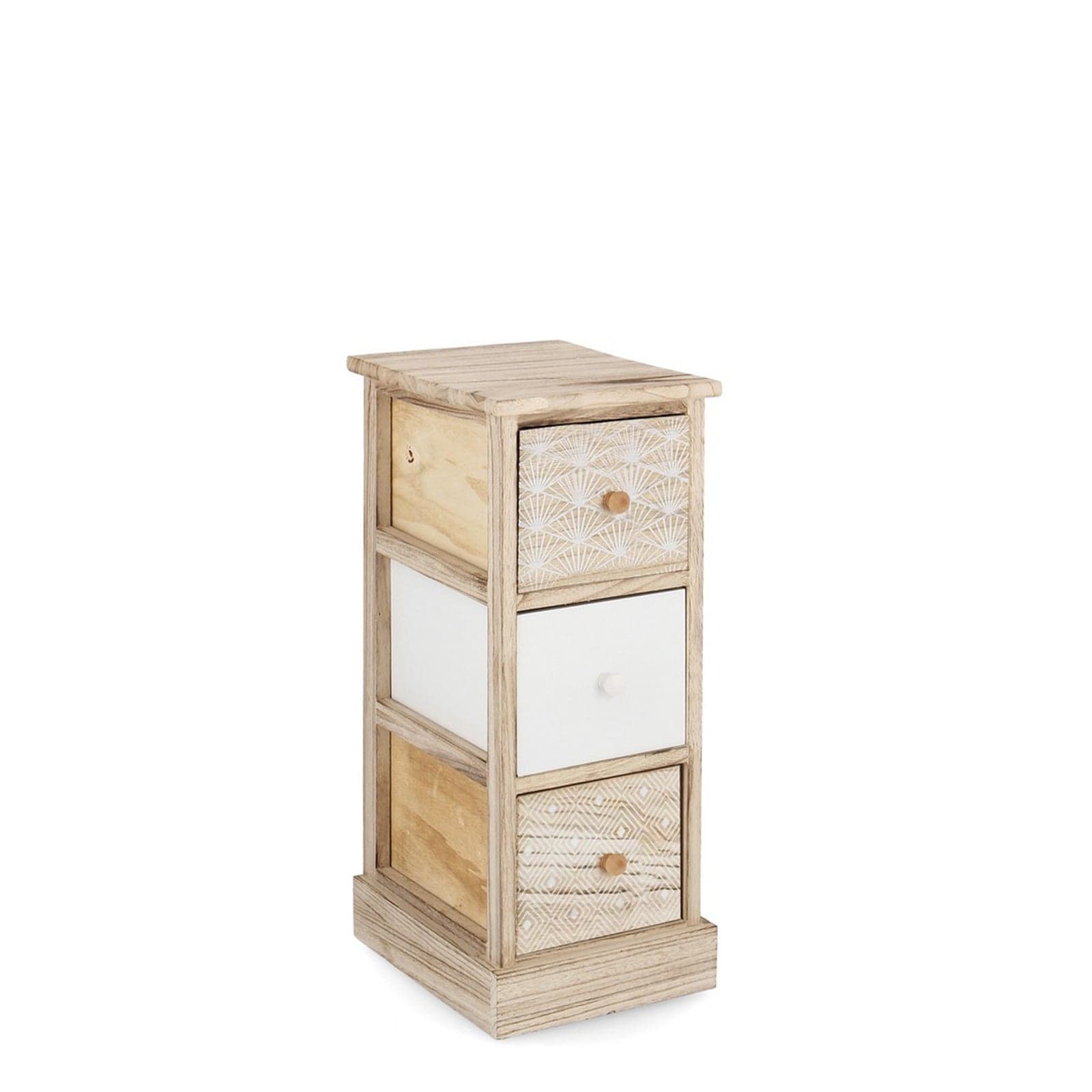 Cassettiera "Finnley" per interno, con 5 Cassetti, 29 x 35 x 101 cm - 9