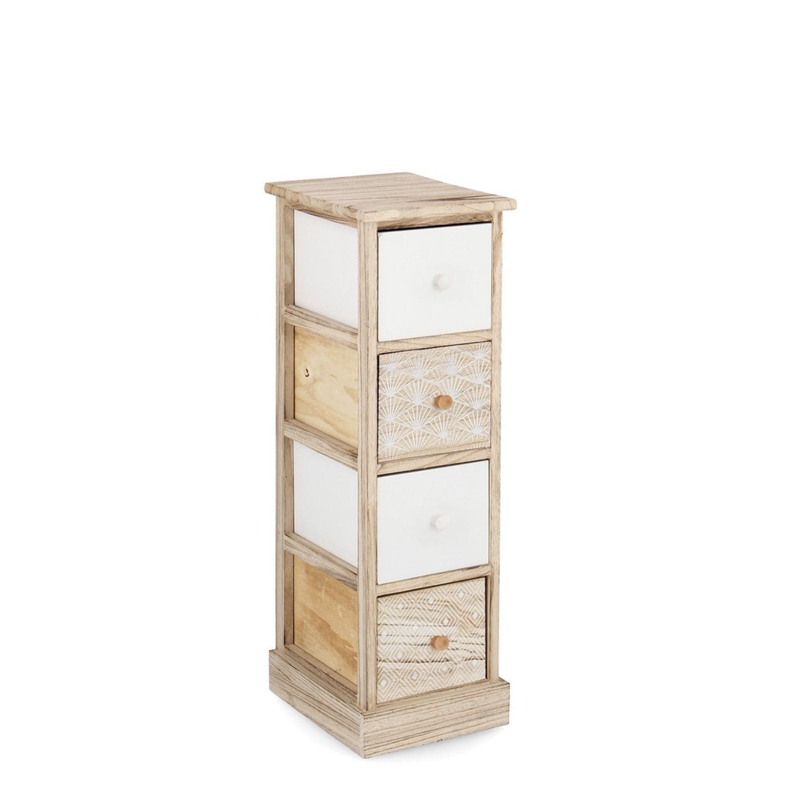 Cassettiera "Finnley" per interno, con 5 Cassetti, 29 x 35 x 101 cm - 8