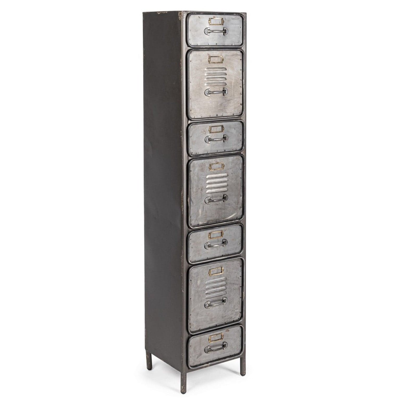 Cassettiera "Store" per interno, con 2 Ante-10 Cassetti, 71 x 38.5 x 176 cm - 22