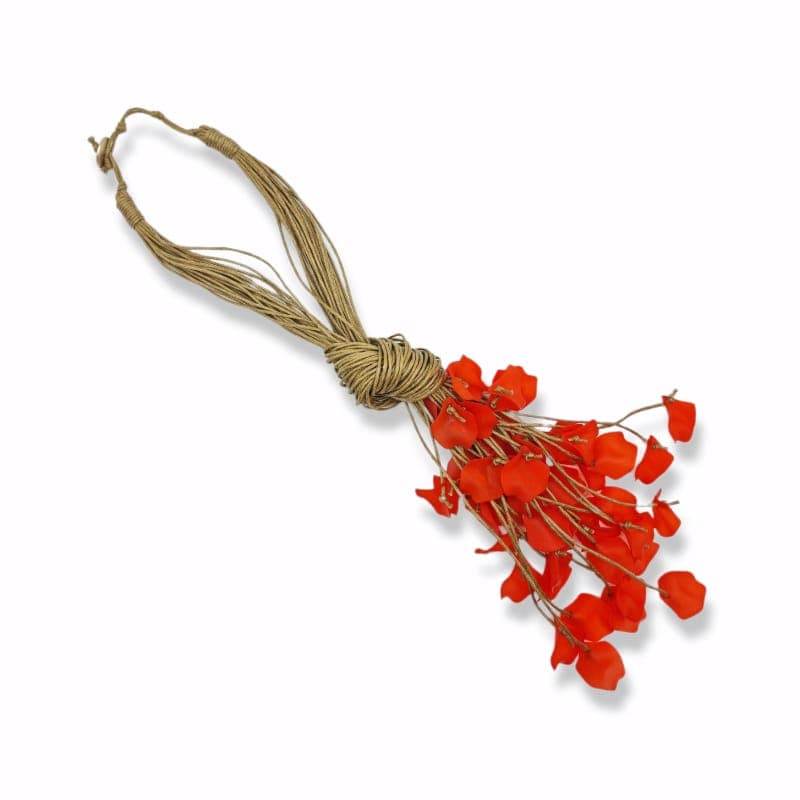 Girocollo con nodo e fiore in Collane Leclaf - Napoli, commercioVirtuoso.it