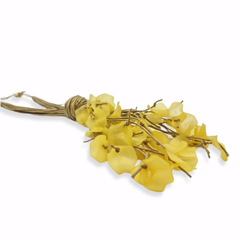 Girocollo con nodo e fiore in Collane Leclaf - Napoli, commercioVirtuoso.it