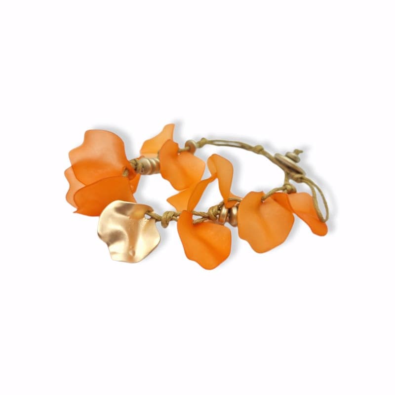 Bracciale petali dettaglio oro in Bracciali Leclaf - Napoli, commercioVirtuoso.it