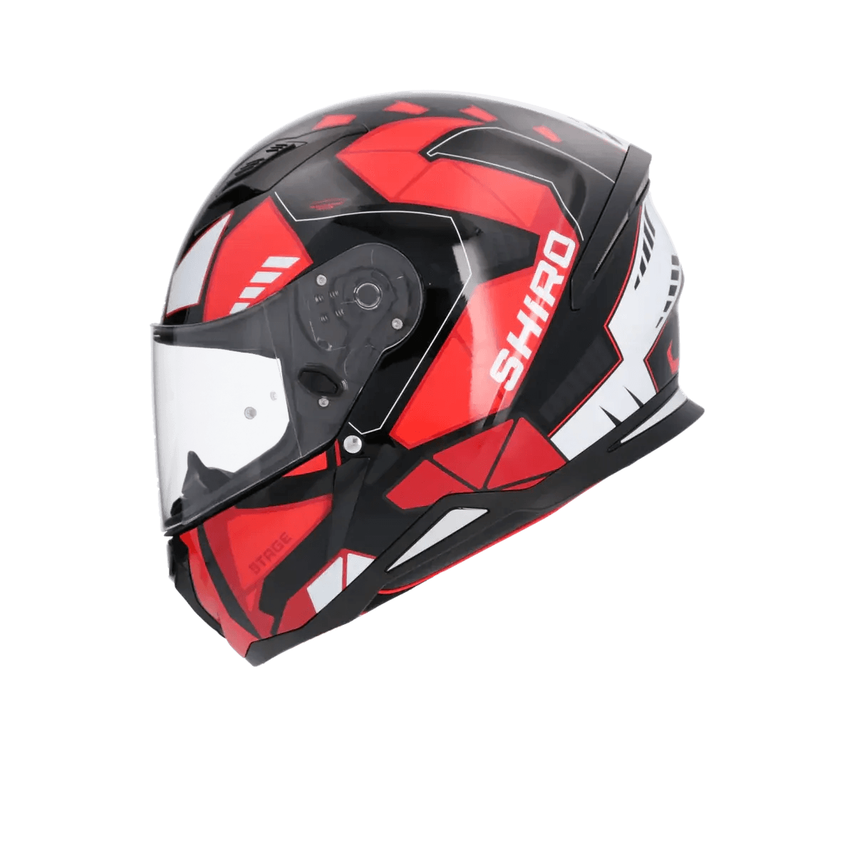Shiro - Casco integrale Hunter Stage nero rosso lucido L in Autocategorizzazione Più Di Più Ideas - Casalnuovo di Napoli, commercioVirtuoso.it