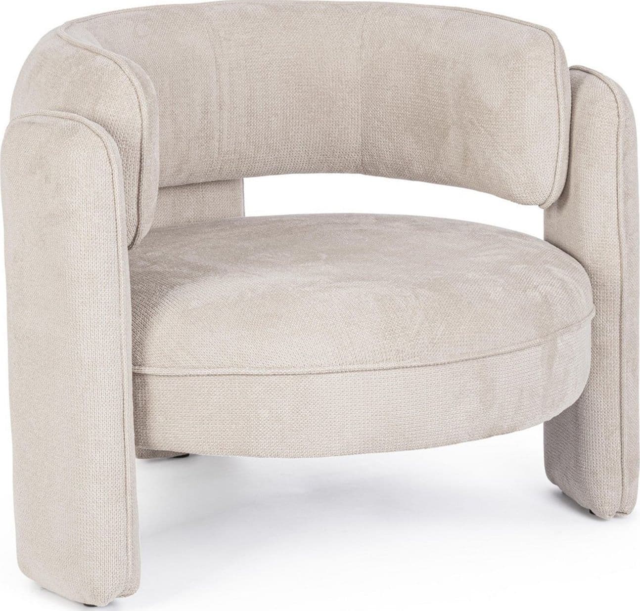 Poltrona "Aisha" per interno, Struttura In Legno 94 x 88 x 73h cm - 23