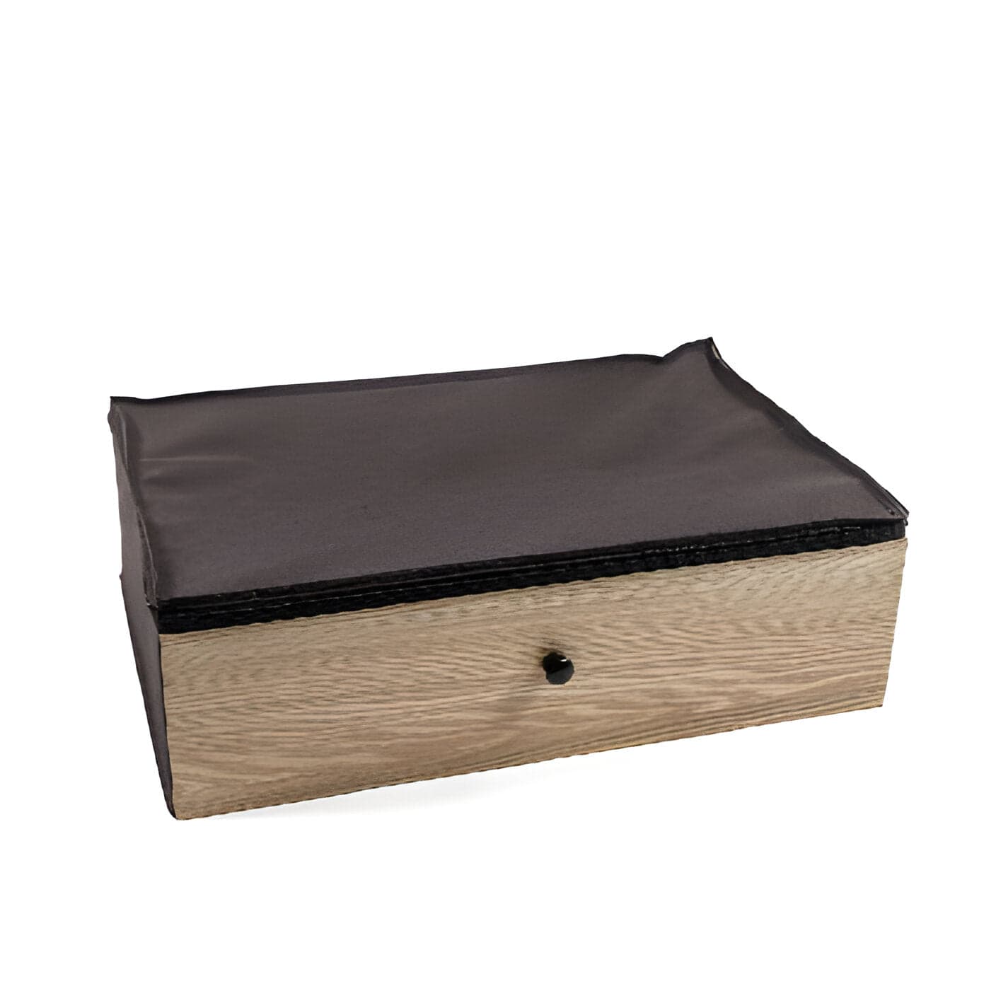Scatola cambio-stagione in TNT e MDF con effetto legno – 60 x 40x h17 cm – Mercury