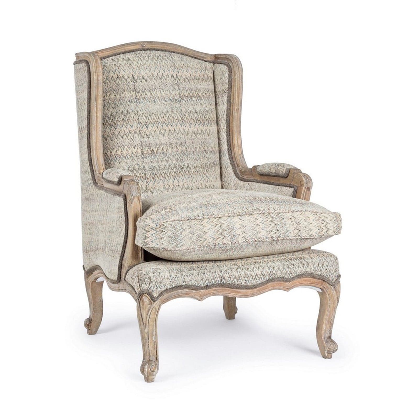 Poltrona "Elodie" per interno, Struttura In Legno Di Mango Massiccio 70 x 72 x 102h cm - 13