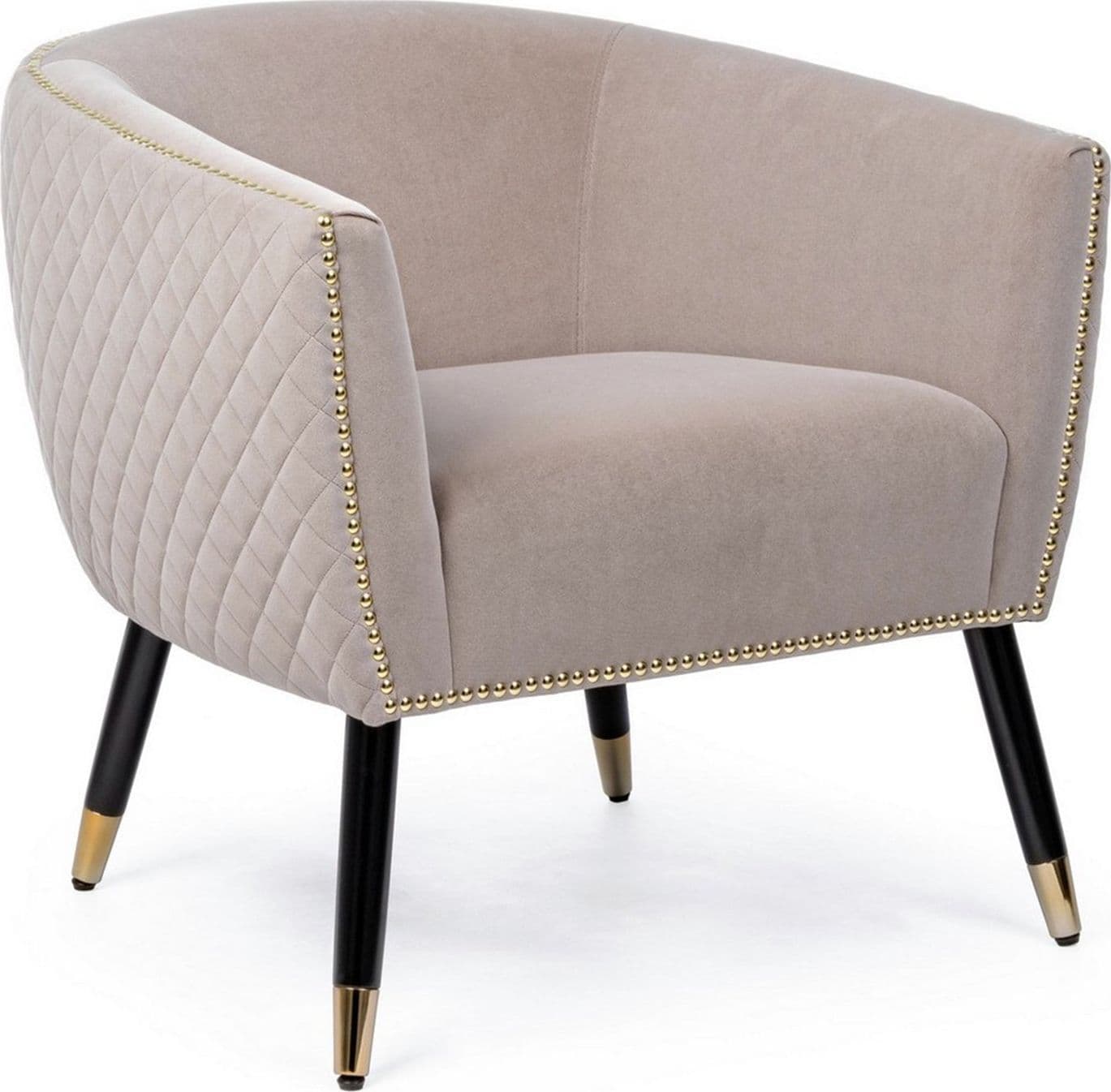 Poltrona "Oxford" per interno, Struttura In Legno Compensato, Gambe In Rubberwood 74 x 71 x 71h cm - 11