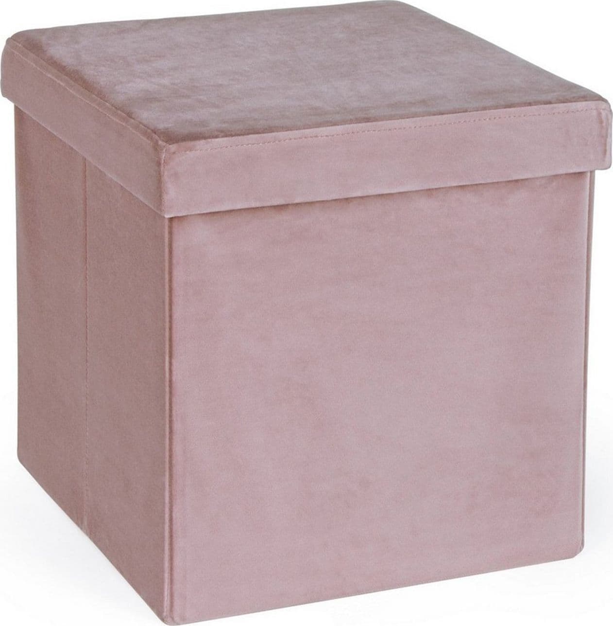 Poltrona Pouf "Camdem" per interno, con struttura in mdf da 38x38x38cm – Blush – Bizzotto Homemotion