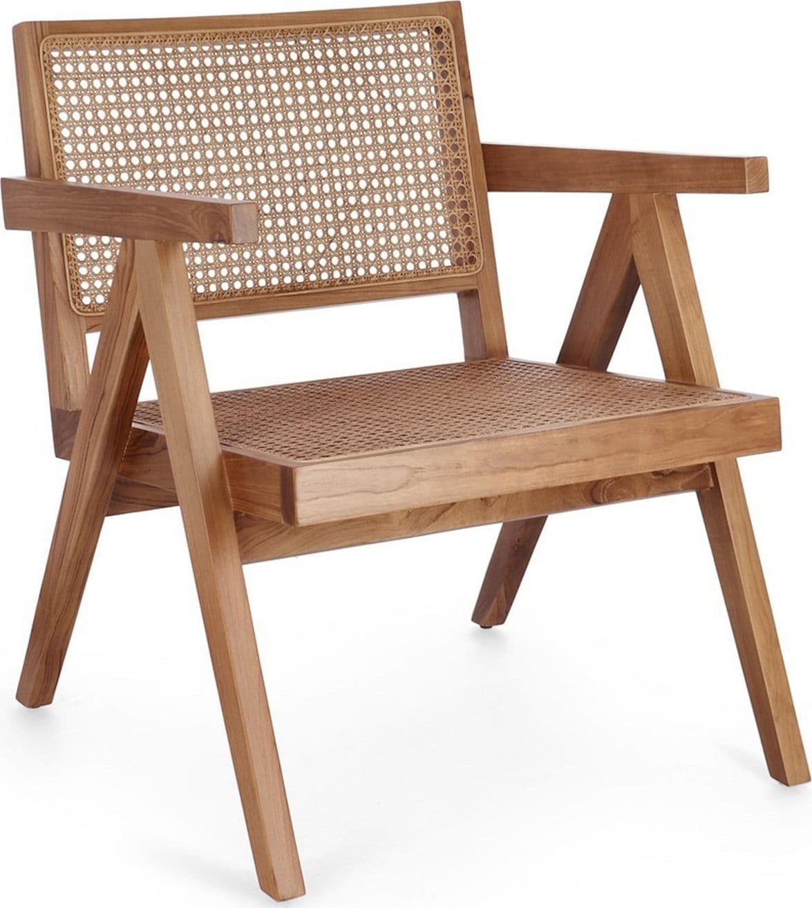 Poltrona "Galia" per interno, Legno Teak, Finitura Naturale Con Vernice A Base Di Nitrocellulosa 61 x 68.5 x 74h cm - 11