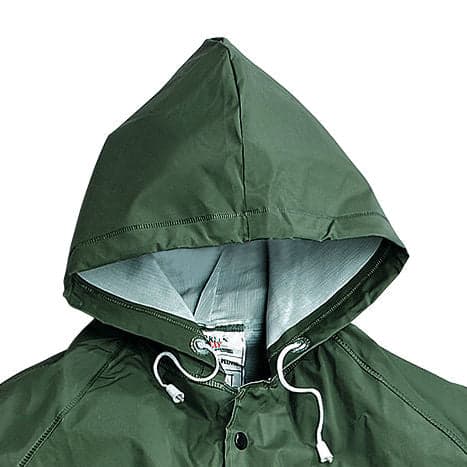 Completo PLUVIO Giacca e Pantalone Realizzato in PVC-Poliestere-PVC Verde Neri Safety in Giacche impermeabili Taliachicce.it - Milazzo, commercioVirtuoso.it