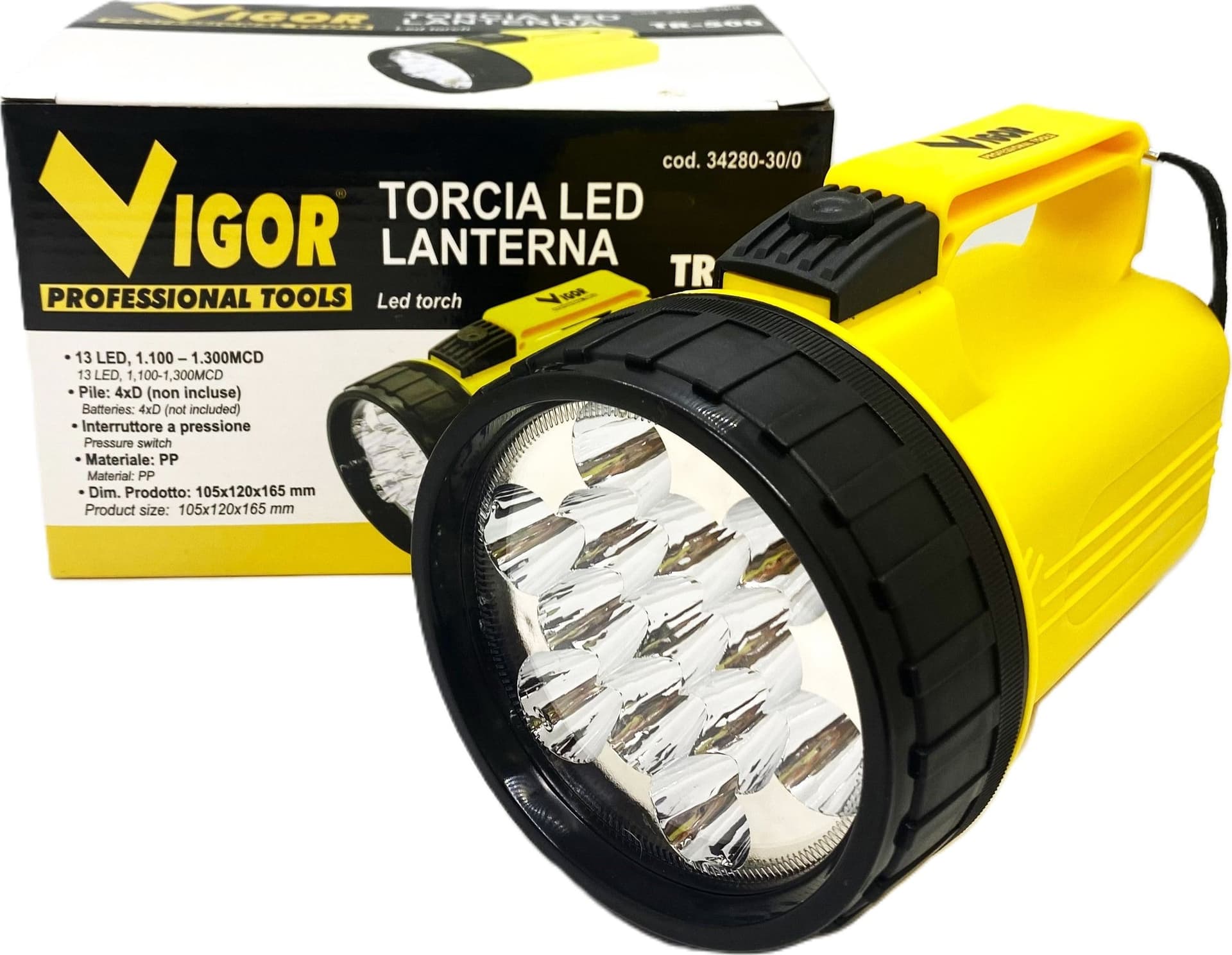Torcia Led Tr-500 Lanterna Vigor in Torce elettriche portatili (standard) Taliachicce.it - Milazzo, commercioVirtuoso.it