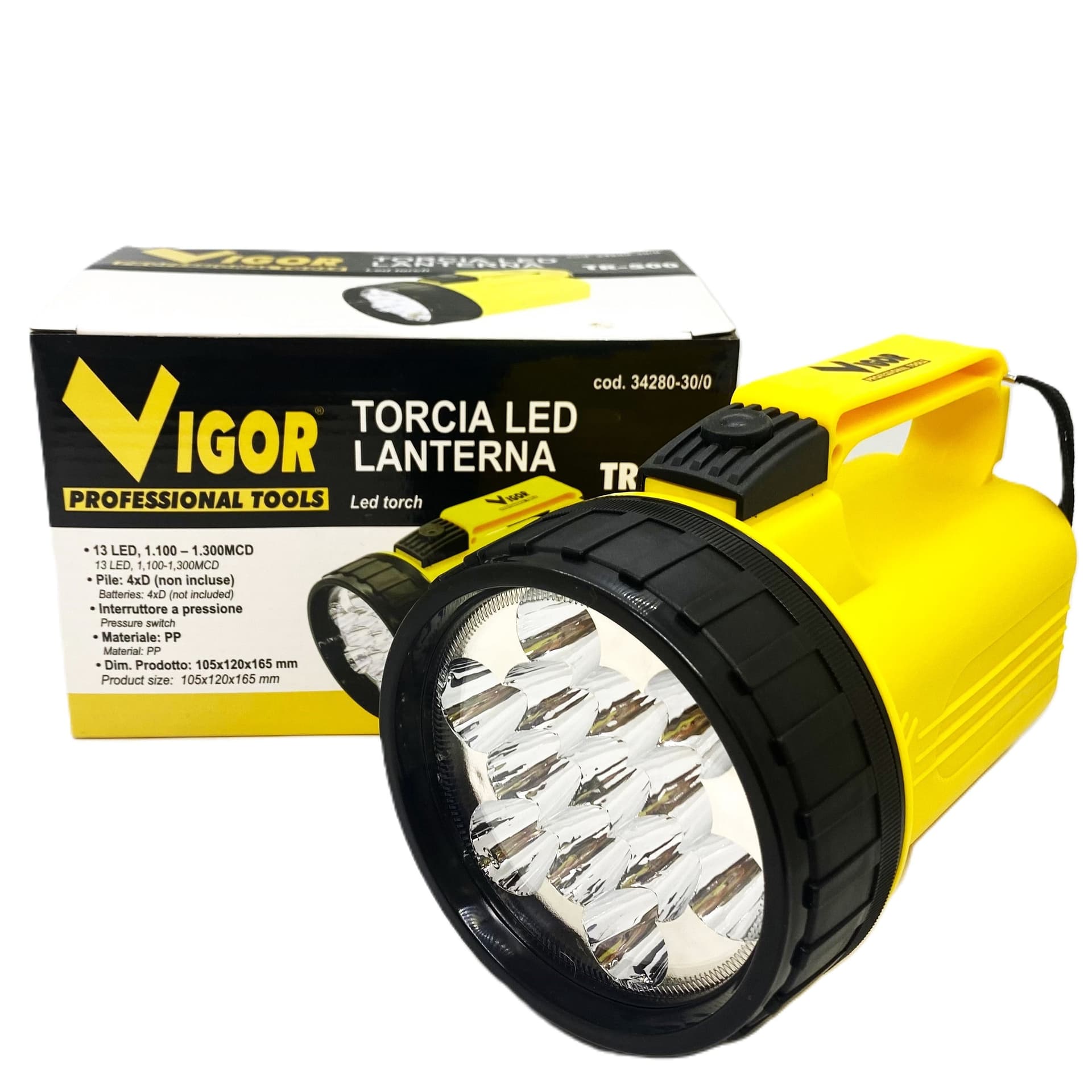 Torcia Led Tr-500 Lanterna Vigor in Torce elettriche portatili (standard) Taliachicce.it - Milazzo, commercioVirtuoso.it