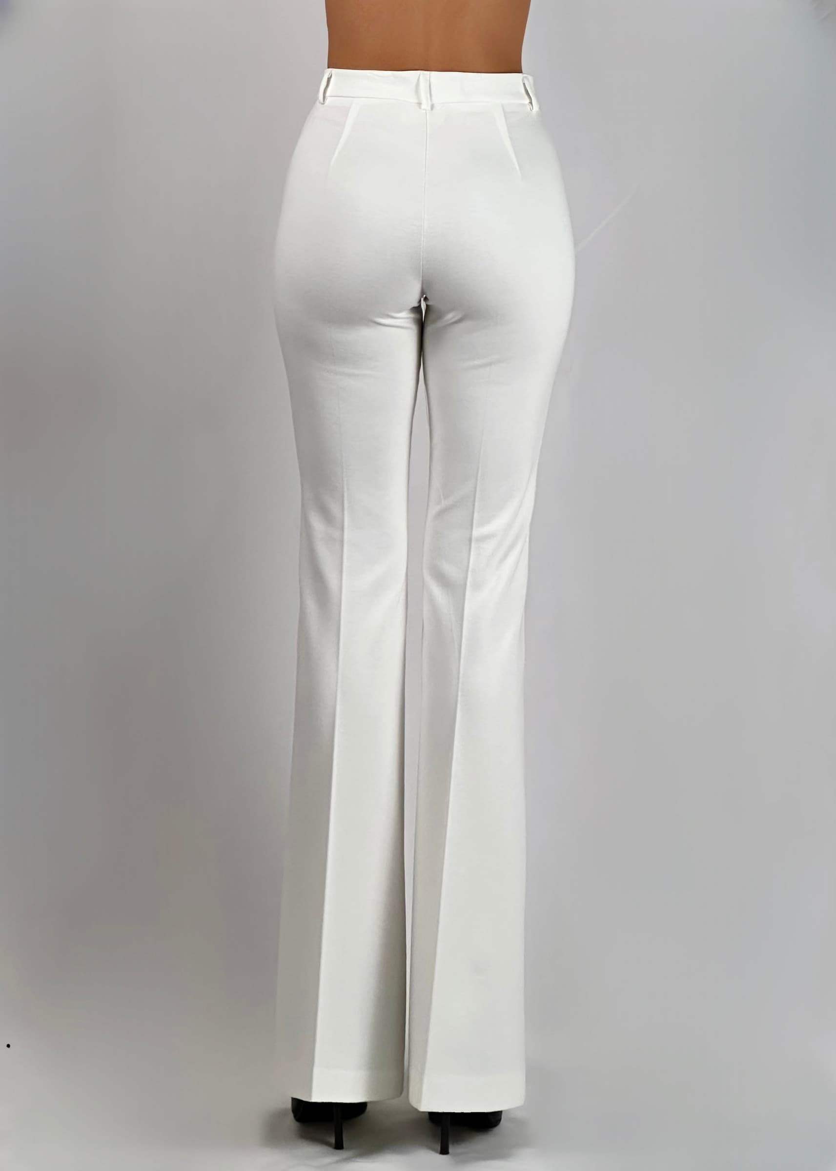 Pantalone Vicolo punto milano a zampa in Pantaloni Kanal 32 - Santa Maria di Licodia, commercioVirtuoso.it