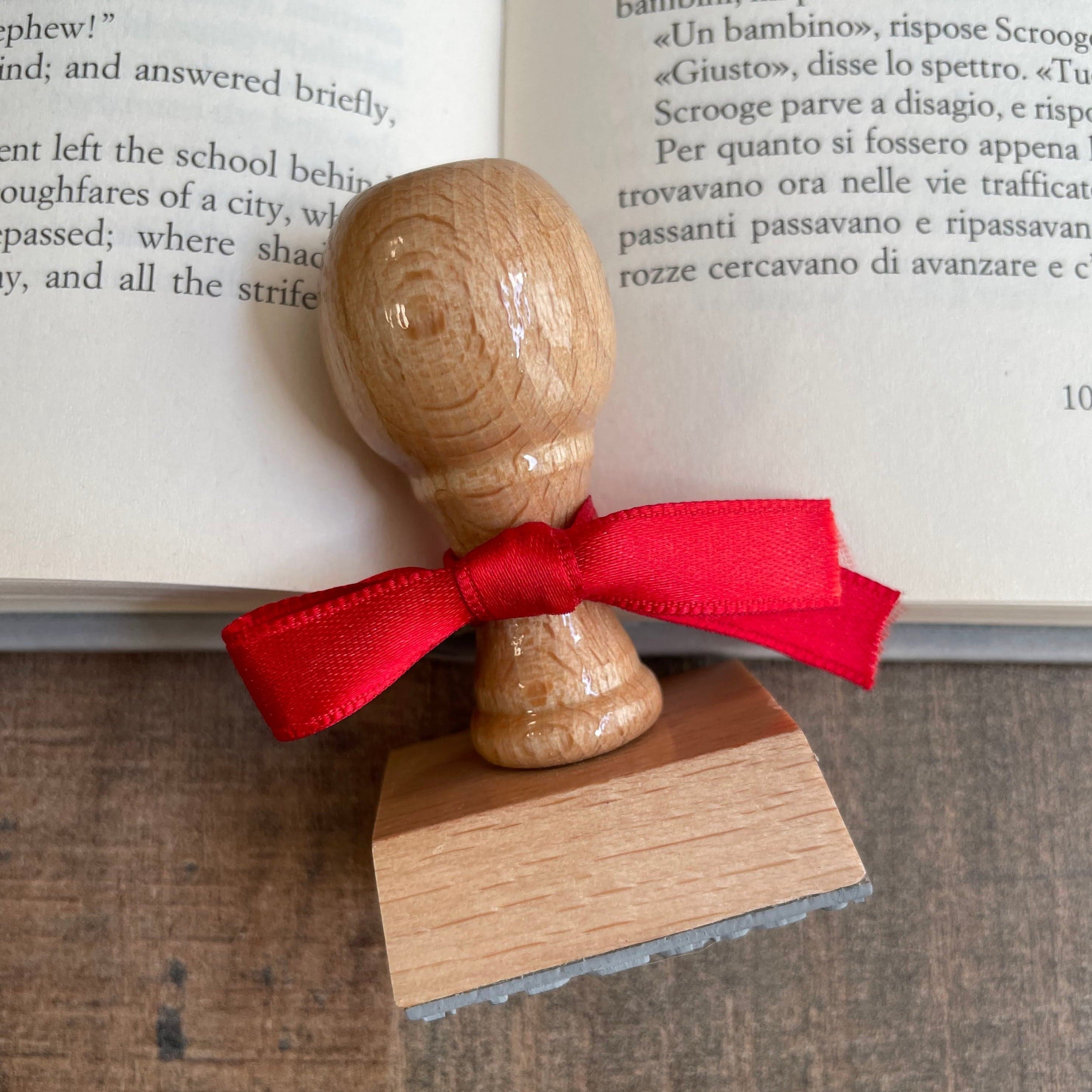 Timbro Ex Libris Biblioteca - 30x40 mm in Timbri ExLibris - Voghera, commercioVirtuoso.it