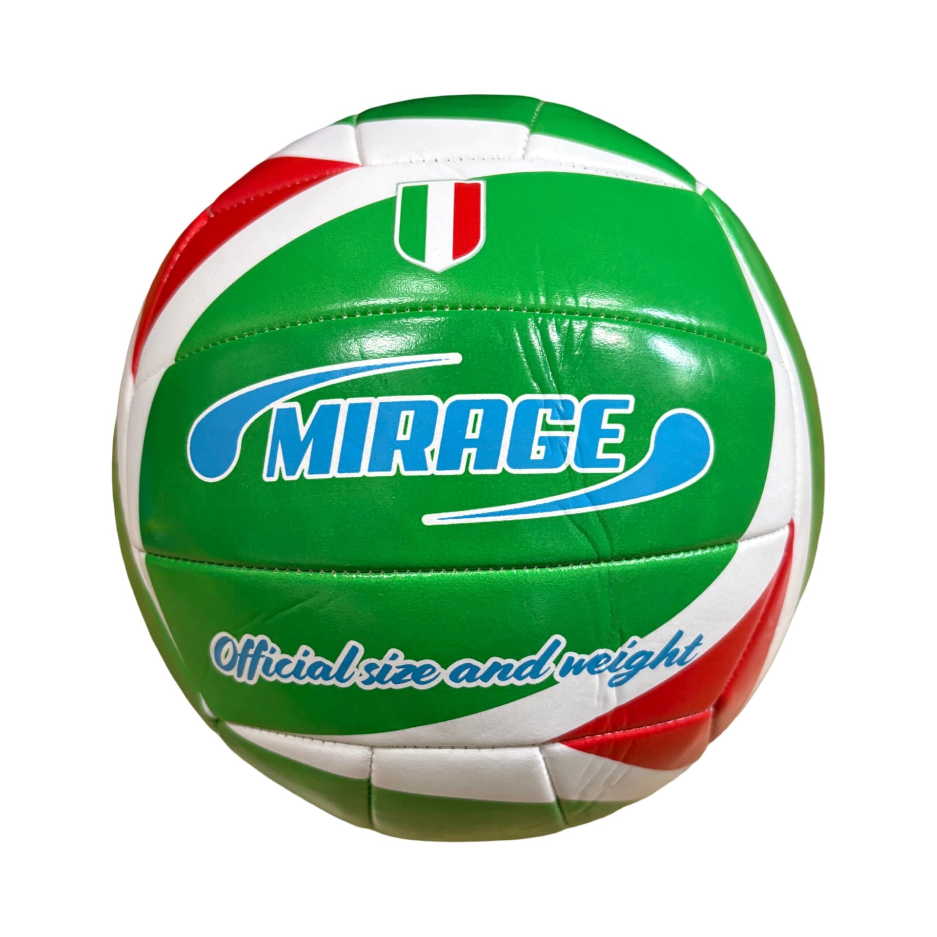 PALLONE CUOIO VOLLEY ITALIA GREEN in prodotto Save The Money - Rimini, commercioVirtuoso.it