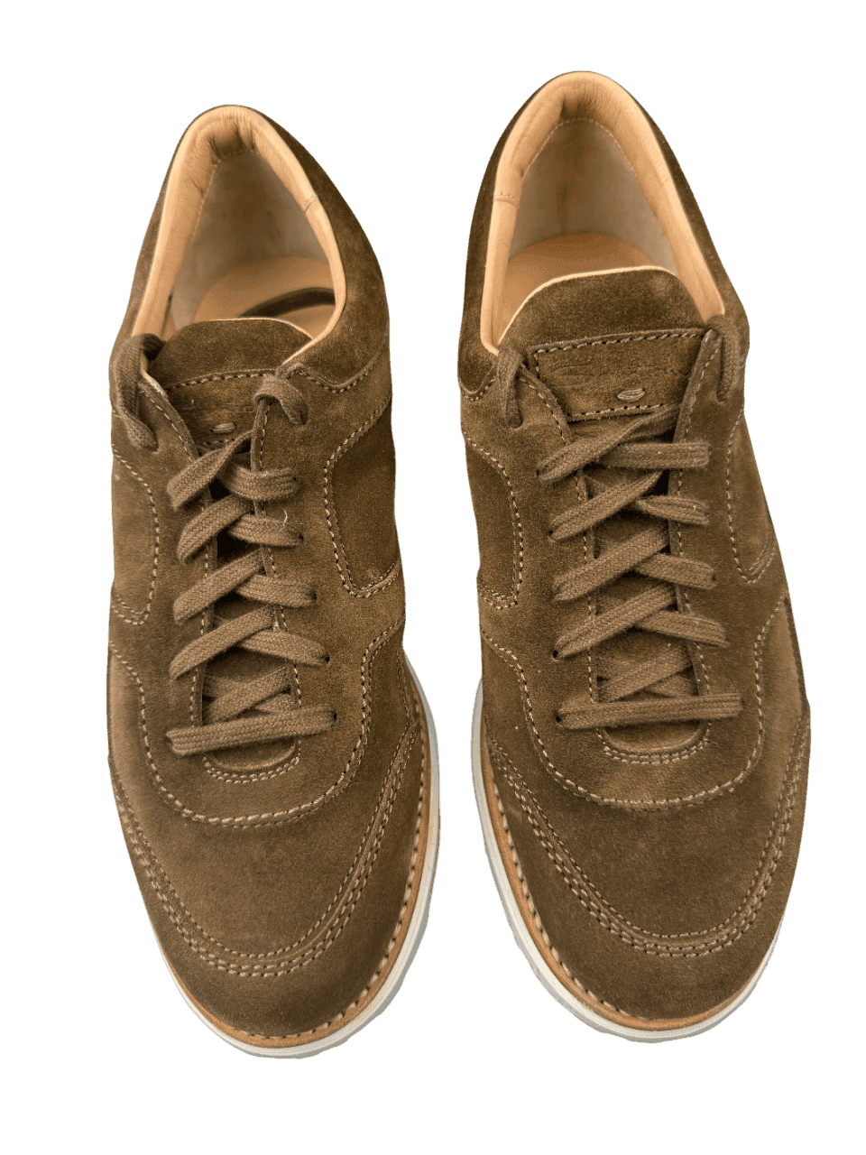 Scarpa Uomo Santoni - Sneacker Scamosciate colore blu suola gomma bianca in Sneaker casual Couture - Sestu, commercioVirtuoso.it