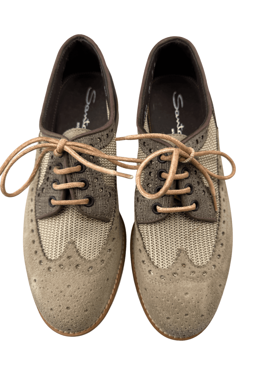 Scarpa Uomo Santoni - Derby Brogue Rondine in Scarpe stringate basse Couture - Sestu, commercioVirtuoso.it