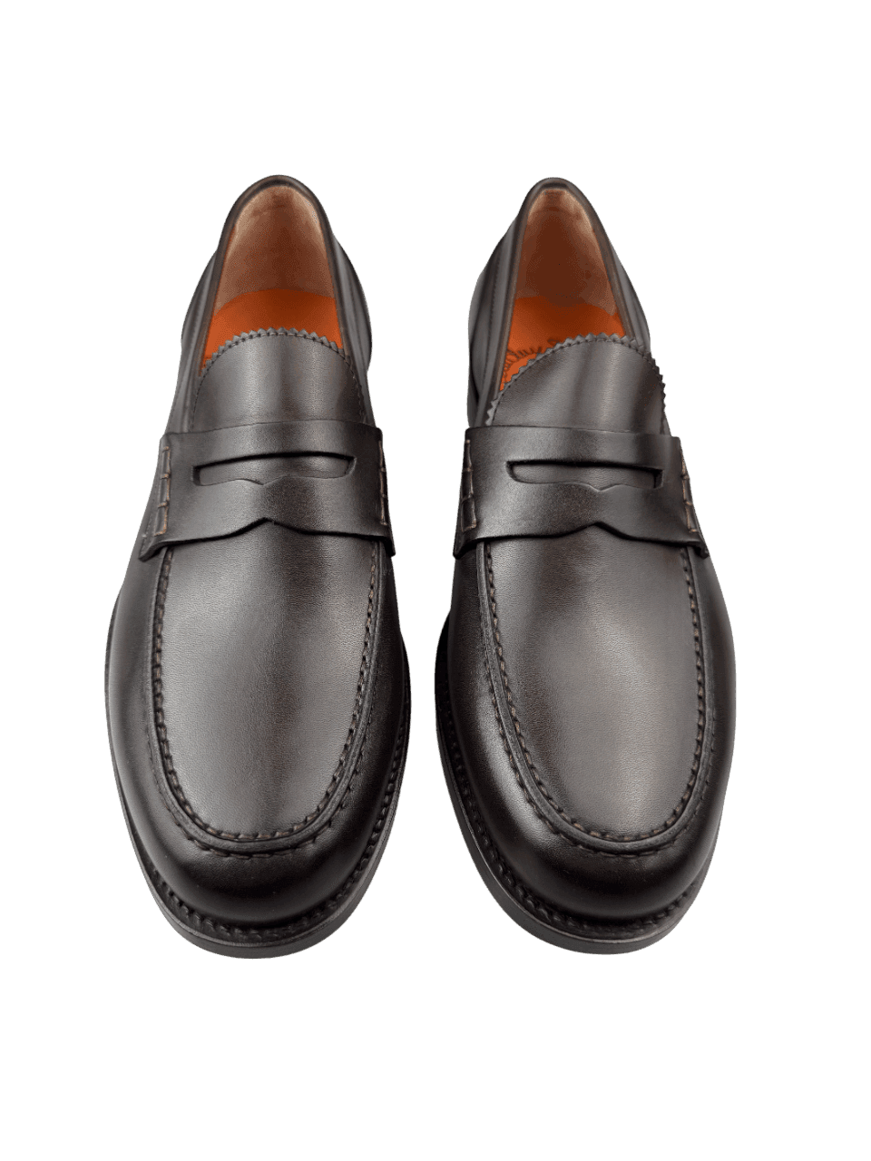 Scarpa Uomo Santoni - Mocassini Penny pelle testa di moro in Loafer e mocassini Couture - Sestu, commercioVirtuoso.it