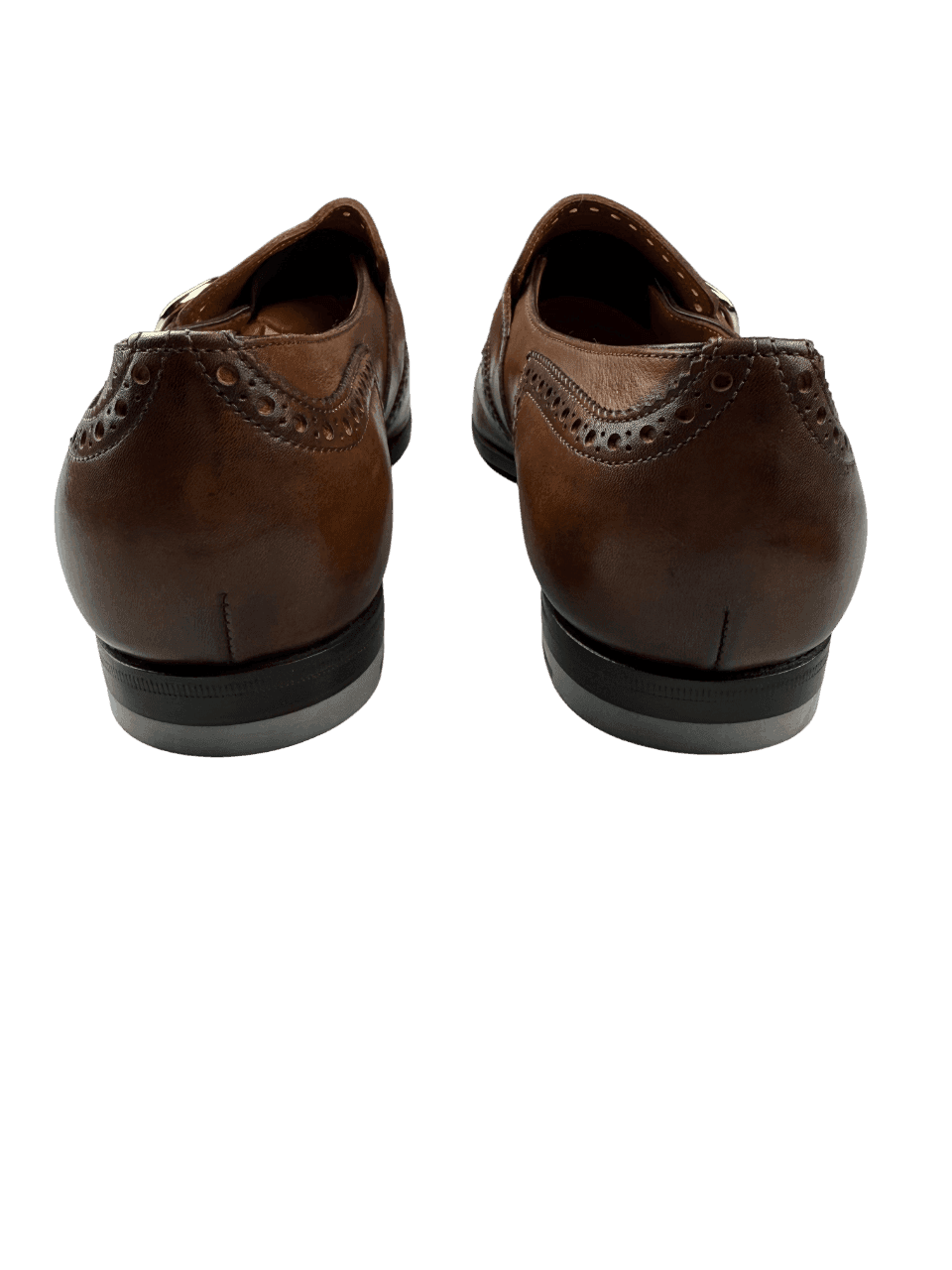 Scarpa Uomo Santoni - Mocassino Monk Strap Brogue pelle marrone in Scarpe stringate basse Couture - Sestu, commercioVirtuoso.it