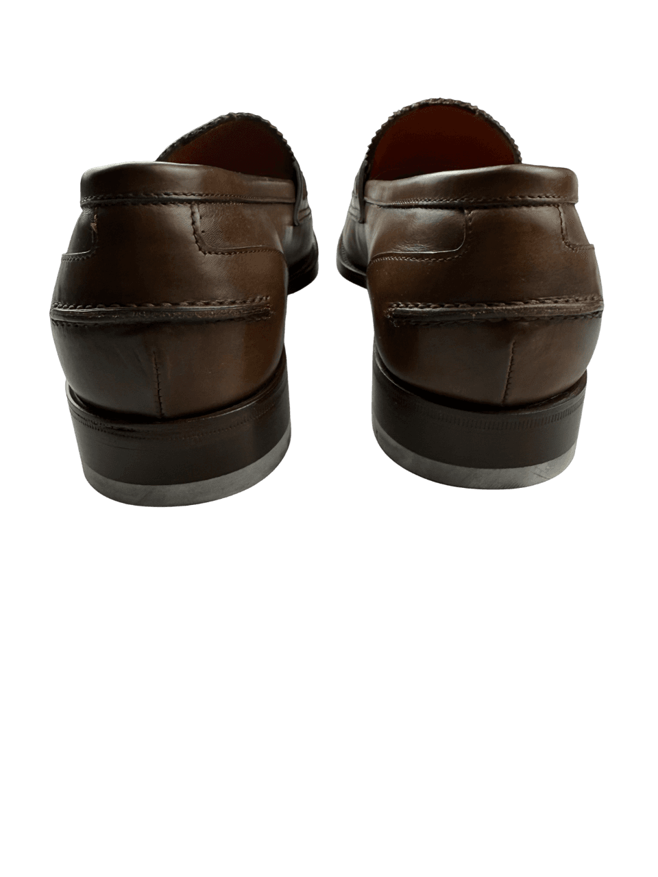 Scarpa Uomo Santoni - Mocassini Penny pelle marrone in Loafer e mocassini Couture - Sestu, commercioVirtuoso.it