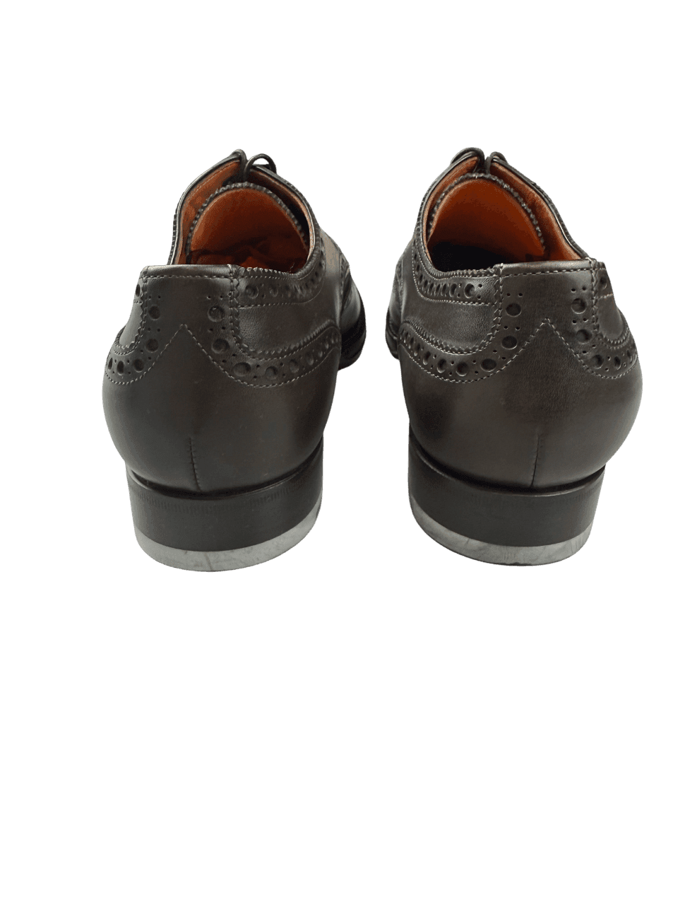 Scarpa Uomo Santoni - Derby Stringate Brogue Rondine Pelle testa di moro in Scarpe stringate basse Couture - Sestu, commercioVirtuoso.it