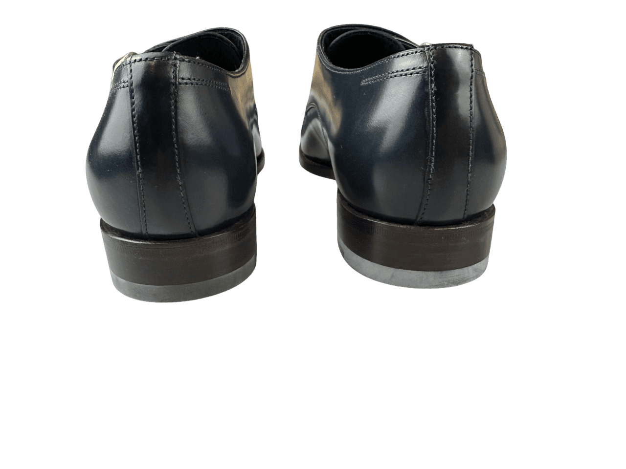 Scarpa Uomo Santoni - Doppia fibbia Cap Toe Pelle Blu in Monk Strap Couture - Sestu, commercioVirtuoso.it