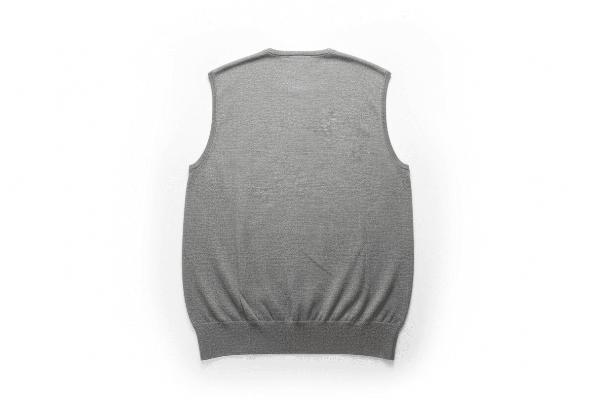 Maglia gilet uomo Paolo Pecora - Lana Scollo a V Made in Italy in Maglioni Couture - Sestu, commercioVirtuoso.it